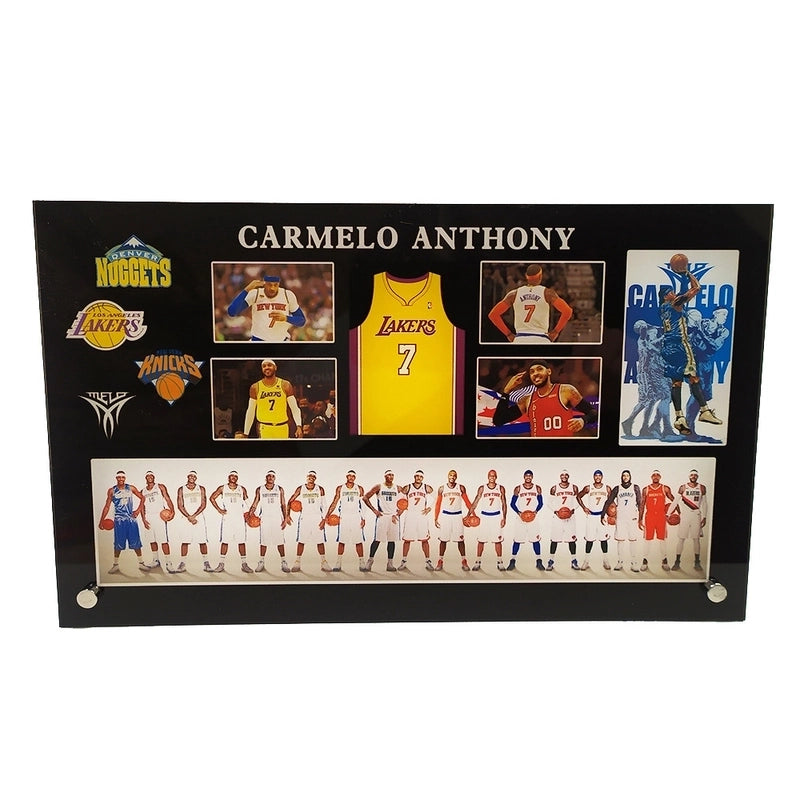 James Curry Nba Basketball Star Acrylic Jersey Decoration Kobe 36-piece Jersey Collection Desktop Decoration