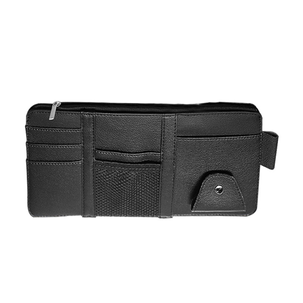 

Car Auto Sun Visor Bill Pocket Organizer Car-styling Pouch Bag Card Holder, Black, 501 Original