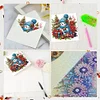 Diamond Painting Christmas Snowman Greeting Cards Congratulations Cards & Gifts