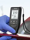 Paint Thickness Gauge Meter Fe/NFe Probe Coating Thickness Gauge with LCD Display for Cars Boat Metal Foil Furniture Accessories