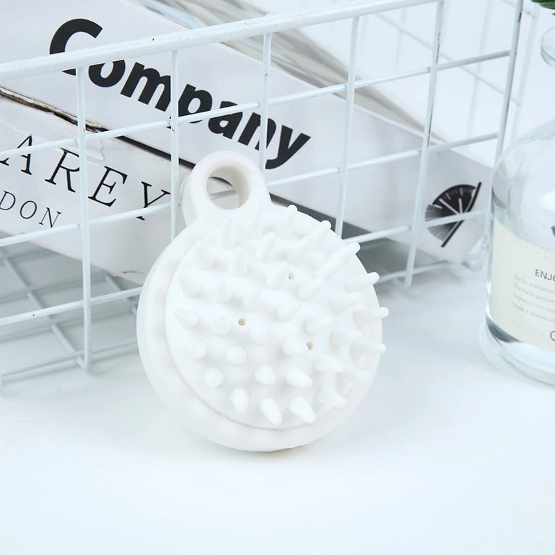 Crystal Transparent Shampoo Brush Silicone Head Massage Brush Shampoo Comb Scalp Itching Artifact Manufacturers