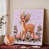 DIY Pearl Painting - Handmade Self - Adhesive Pearls - Christmas Reindeer