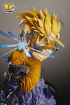 Explode Super Saiyan 3 Son Goku - Dragon Ball Resin Statue - BH Studio