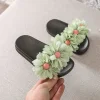 Girl Slippers Three Flowers Fashion Casual Flip Flops Shoes