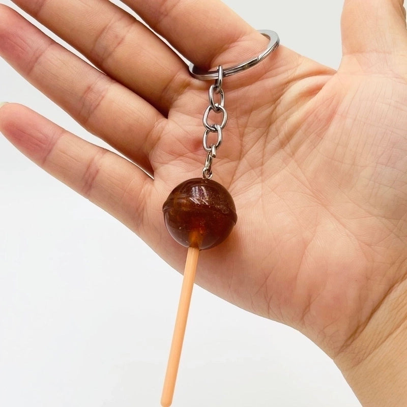 Minimalist Lollipop Resin Unisex Bag Pendant Keychain