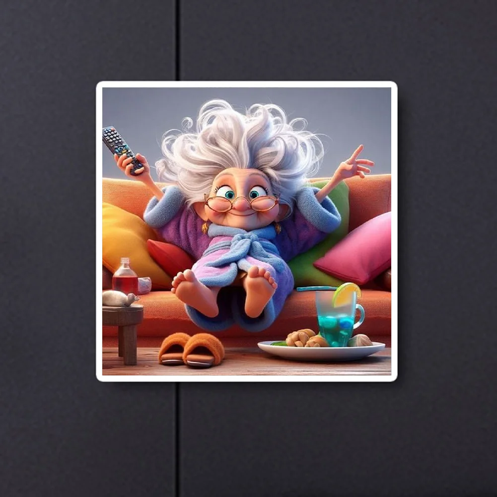 Diamond Painting - Full Round Drill - Grandma(Canvas|30*30cm)