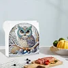 Acrylic Owl Diamond Painting Paper Towel Napkin Holder for Adults Kids Art Crafts