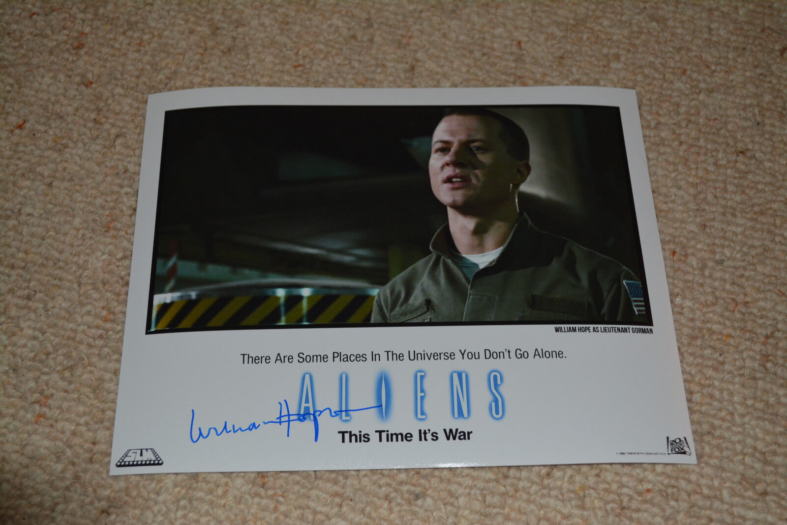 WILLIAM HOPE signed autograph In Person 8x10 20x25 cm ALIENS