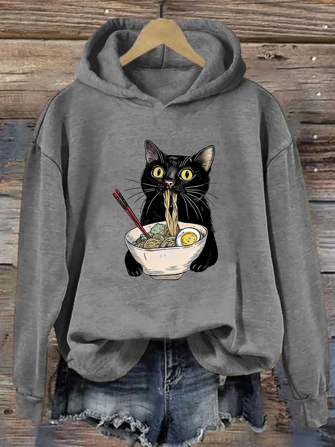 Noodle Cat Hoodie