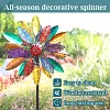 Colorful Dahlia Wind Spinner