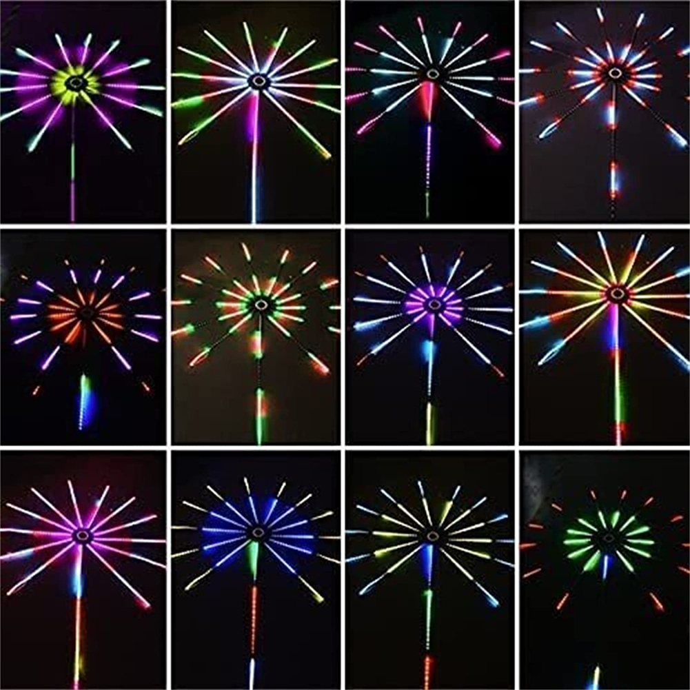 Fireworks LED Fairy Lights Strip Sound Activated Christmas Wedding Lamps от Cesdeals WW