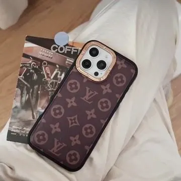 Classic Louis Vuitton Monogram Canvas and Leather Drop Protection Phone Case