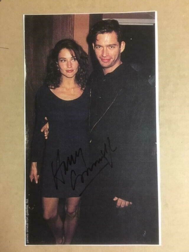 Harry Connick Jr Signed 6x9 Handsome Photo Poster painting(w/girl friend!) with COA