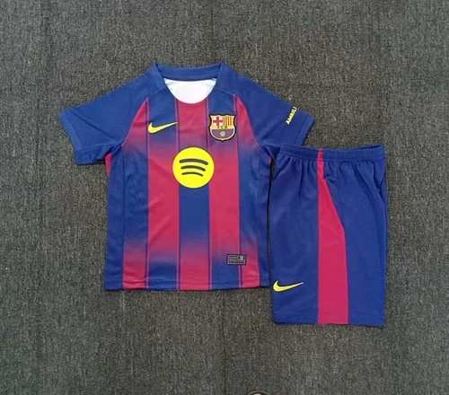 2025/2026 Barcelona Home Football Shirt 1:1 Thai Quality Kids Size