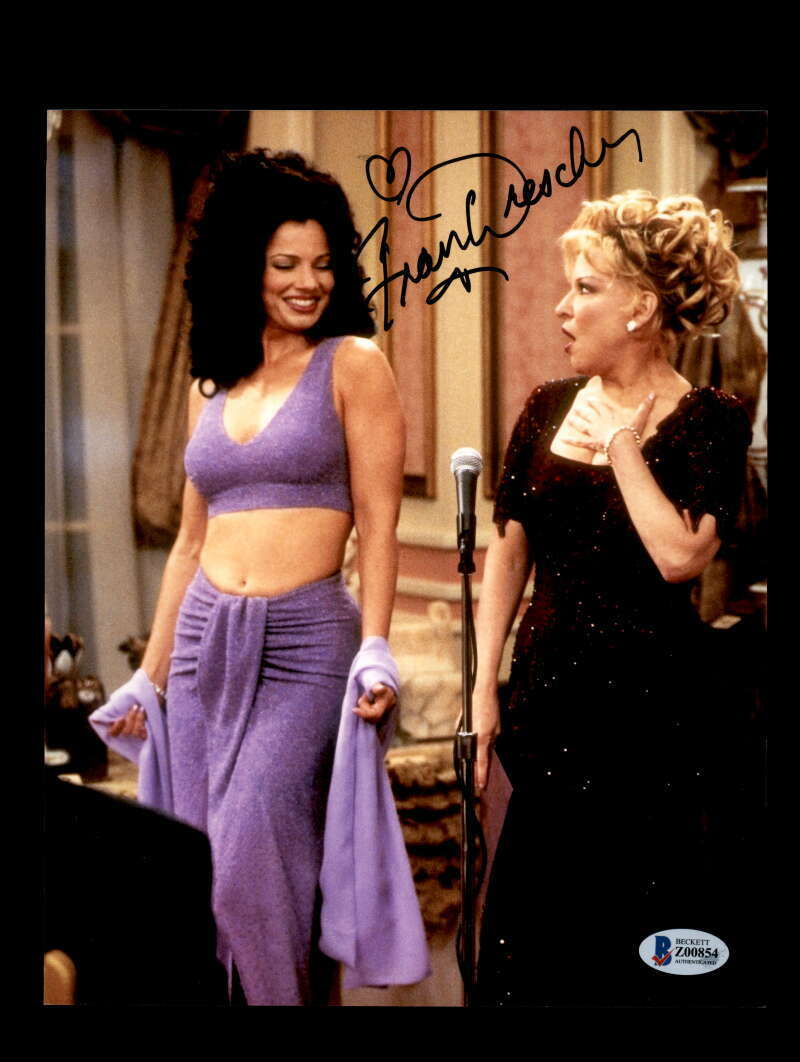 Fran Drescher BAS Beckett Cert Signed 8x10 Photo Poster painting Autograph