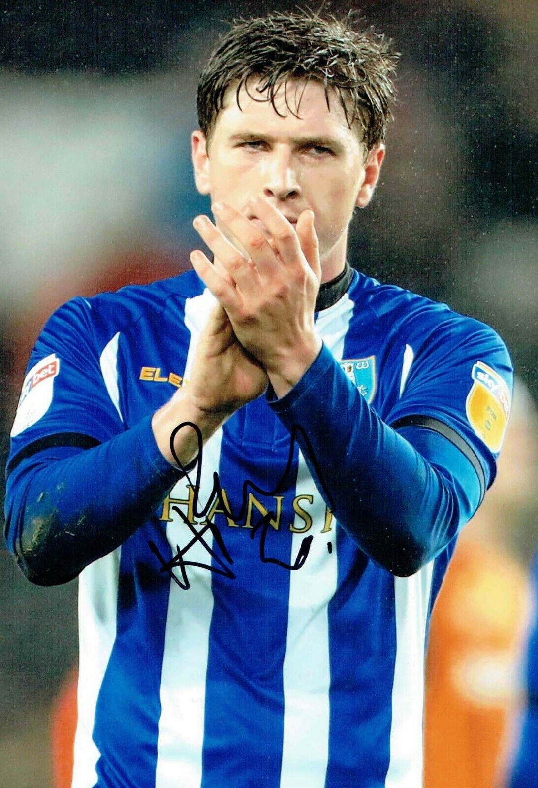 Adam REACH Sheffield Wednesday SWFC SIGNED 12x8 Photo Poster painting 5 AFTAL COA OWLS