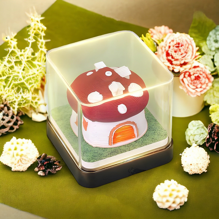 Mushroom House (With Light & Calendar 2024)（Free Shipping🔥）