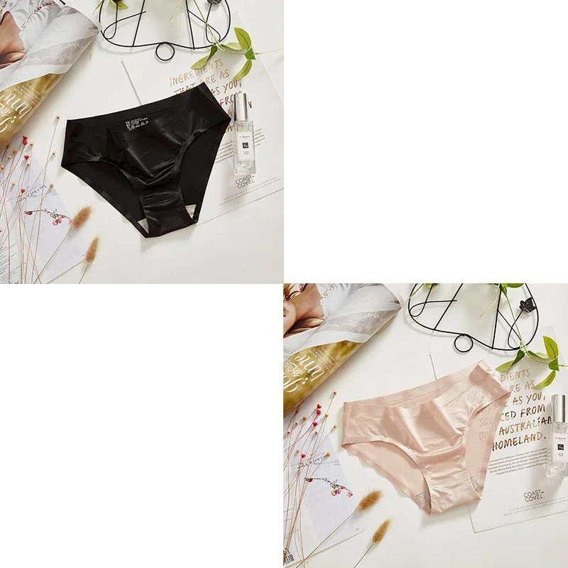 2 Pcs Sports Seamless Panties Woman Underwear Seamless Female Briefs Lingerie For Woman Underwear Wholesale New 2021 BANNIROU