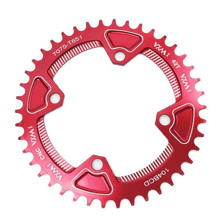 VXM 104BCD 40T/42T Round Mountain Bike Narrow Wide Chainring Single Speed