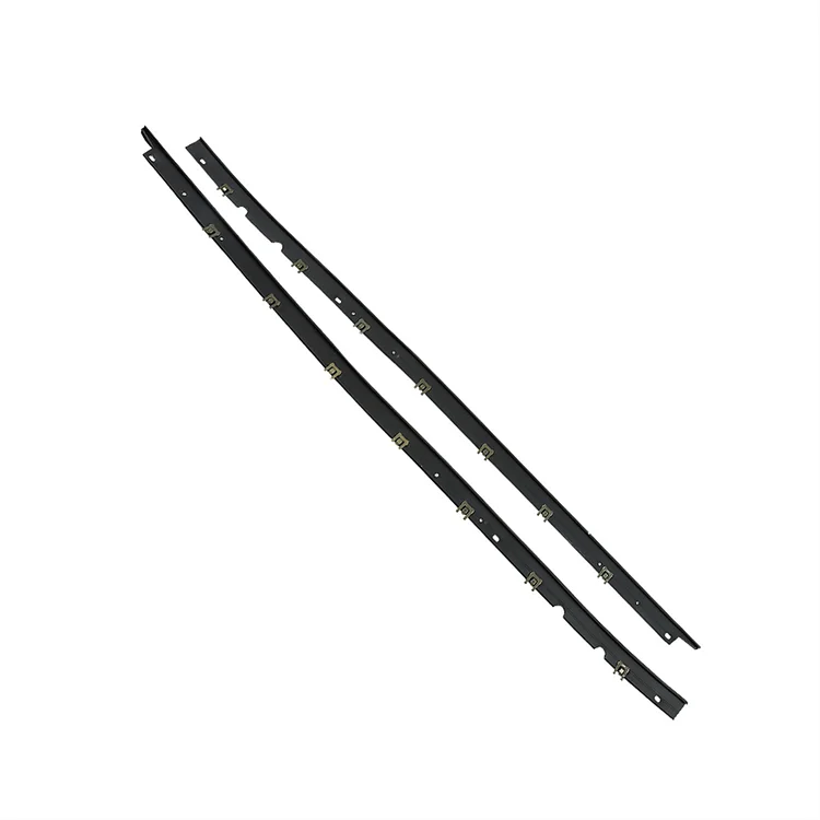 SEBLAFF 2Pcs Window Weatherstrips Seals Sweep Outer Belt Moldings Replacement for 1984-1996 C4 2-Door