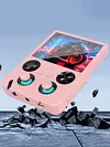 Silicone Protective Case for ANBERNIC RG477V Handheld Game Console Washable Soft Silicone Cover with Lanyard Includes 4 Button Caps Anti-Scratch