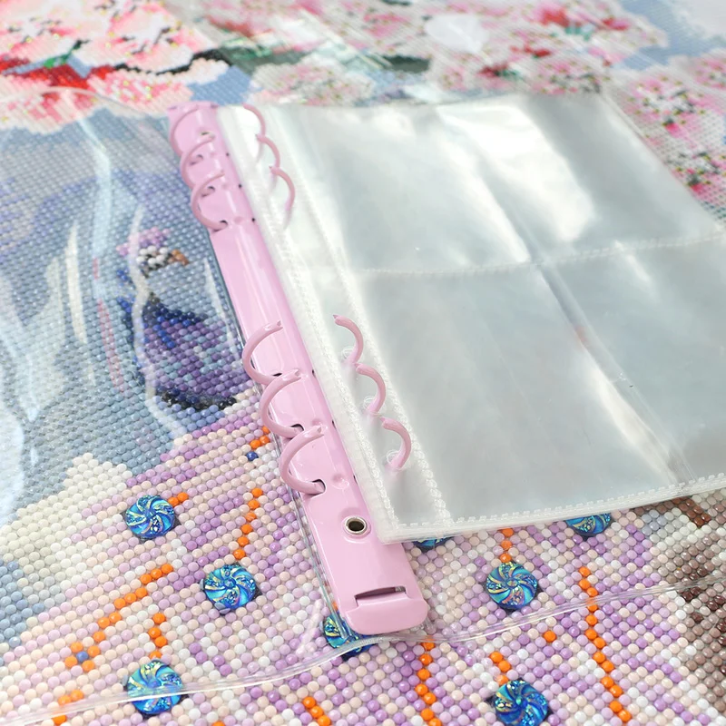 Diamond Painting Storage Book Beads Container Loose Leaf A5 Binder