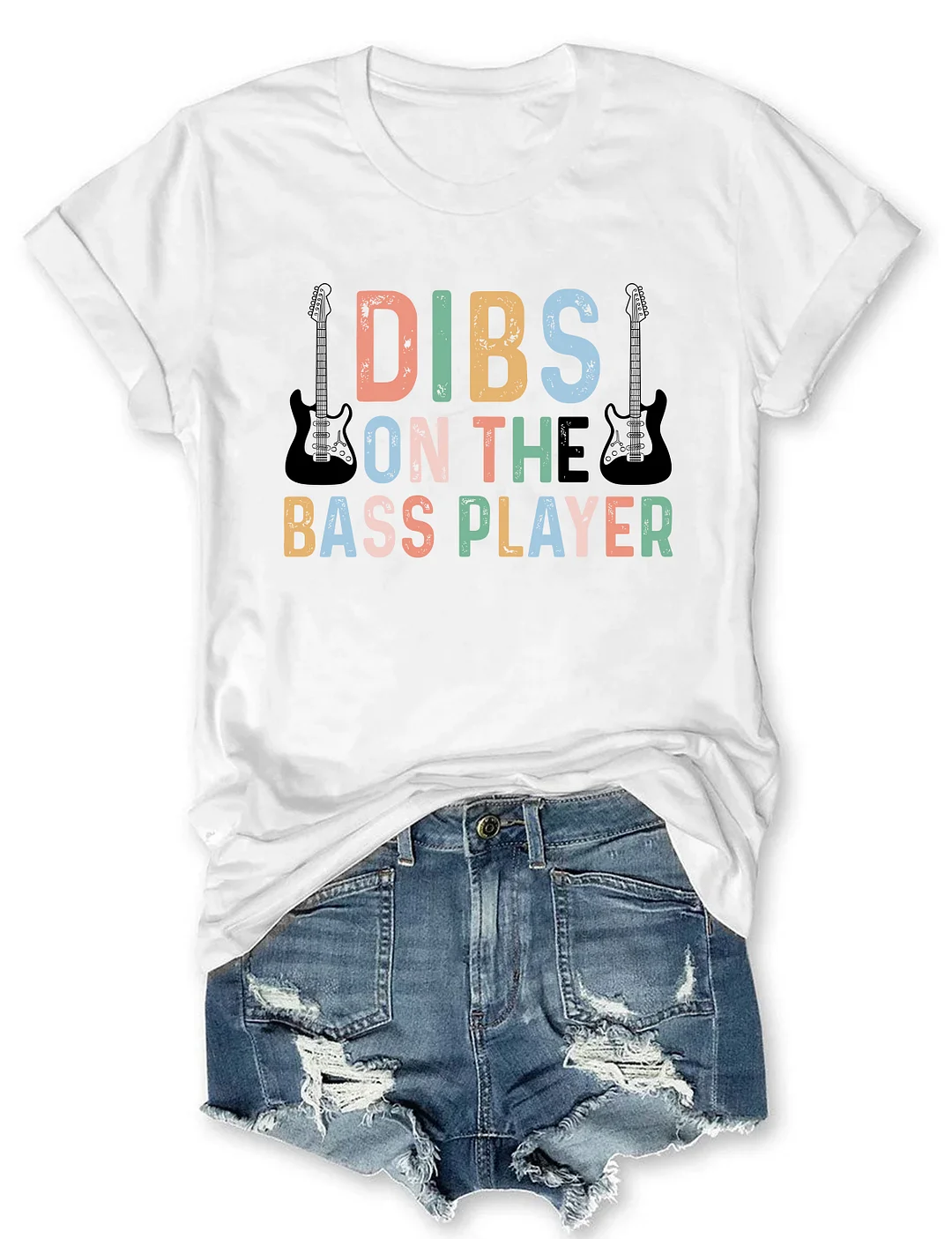 Dibs On The Bass Player T-shirt