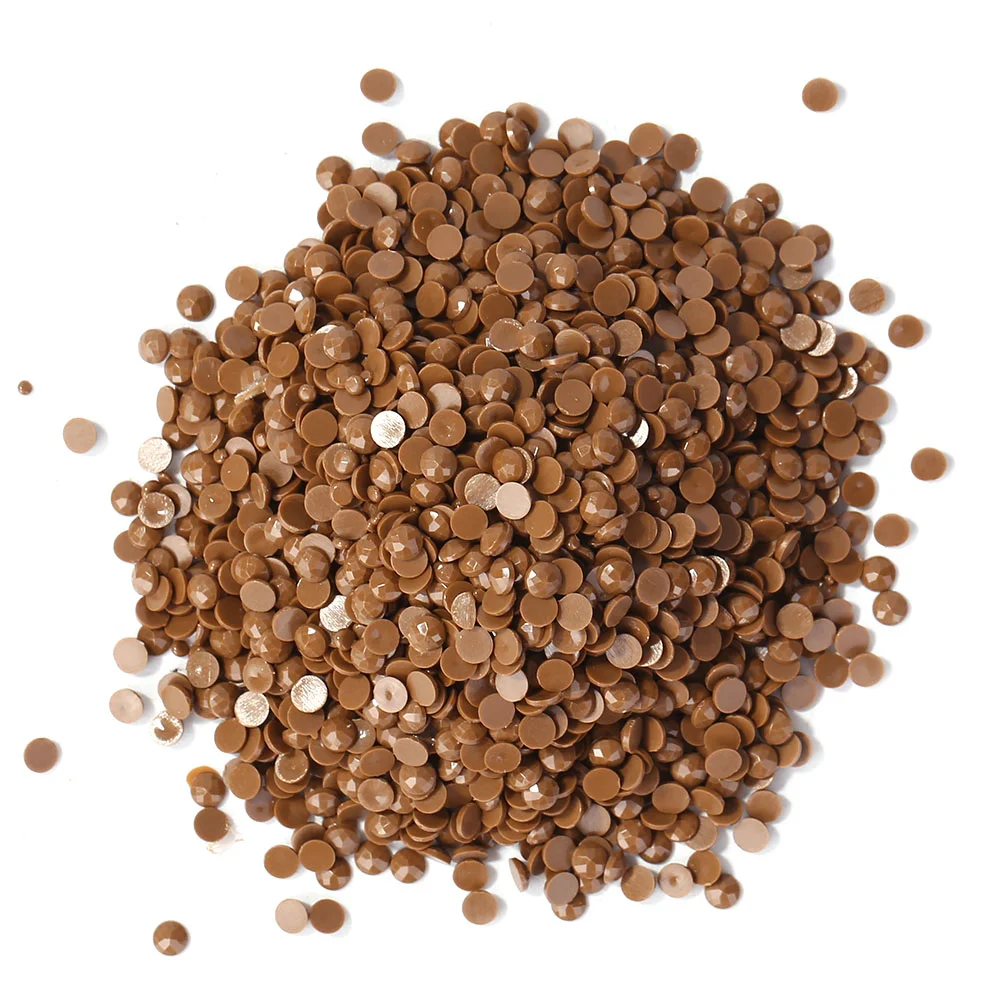 1 Bag Round Drill Diamond Rhinestone Resin Crystal Beads for Missing Beads