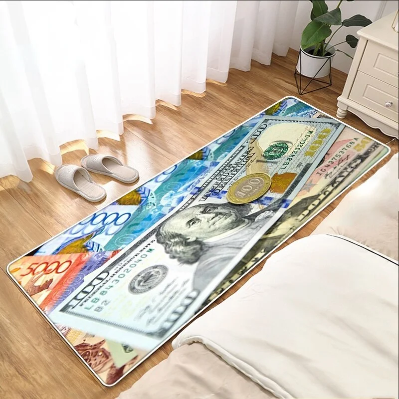 Athvotar Entrance Doormat Dollar Money Pattern Living Room Floor Rugs Home Decor Kitchen Absorbent Carpet Anti Slip Bathroom Mat 1127-0