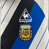 2024 Argentina Reversible Windbreake White Blue 1:1 Thai Quality