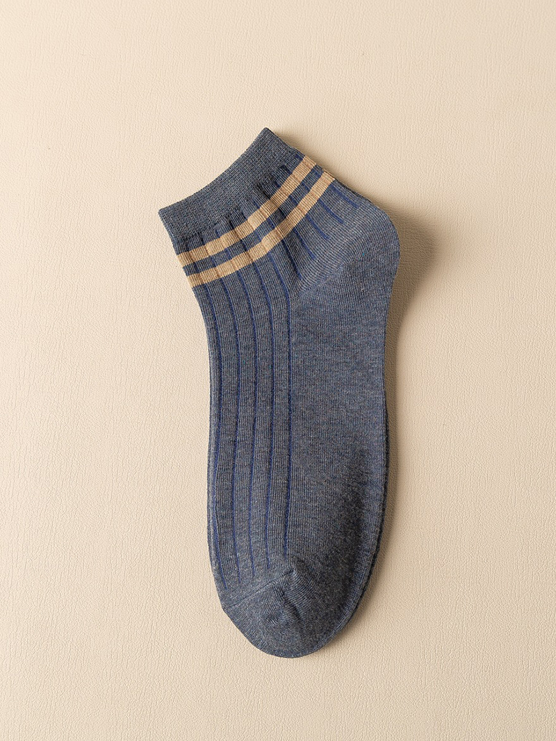 Men's Breathable Two Bar Ankle Socks