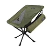 Rotatable Outdoor Camping Folding Chair, Support 550 Lbs, X-Shaped Steel Frame Fixed, Fully Cushioned Seat and Back, Beach, Fishing, Trip, Picnic
