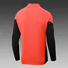 Joyfball 2025/2026 Bayern Munich Half-Pull Training Suit Orange Red Football Shirt 1:1 Thai Quality