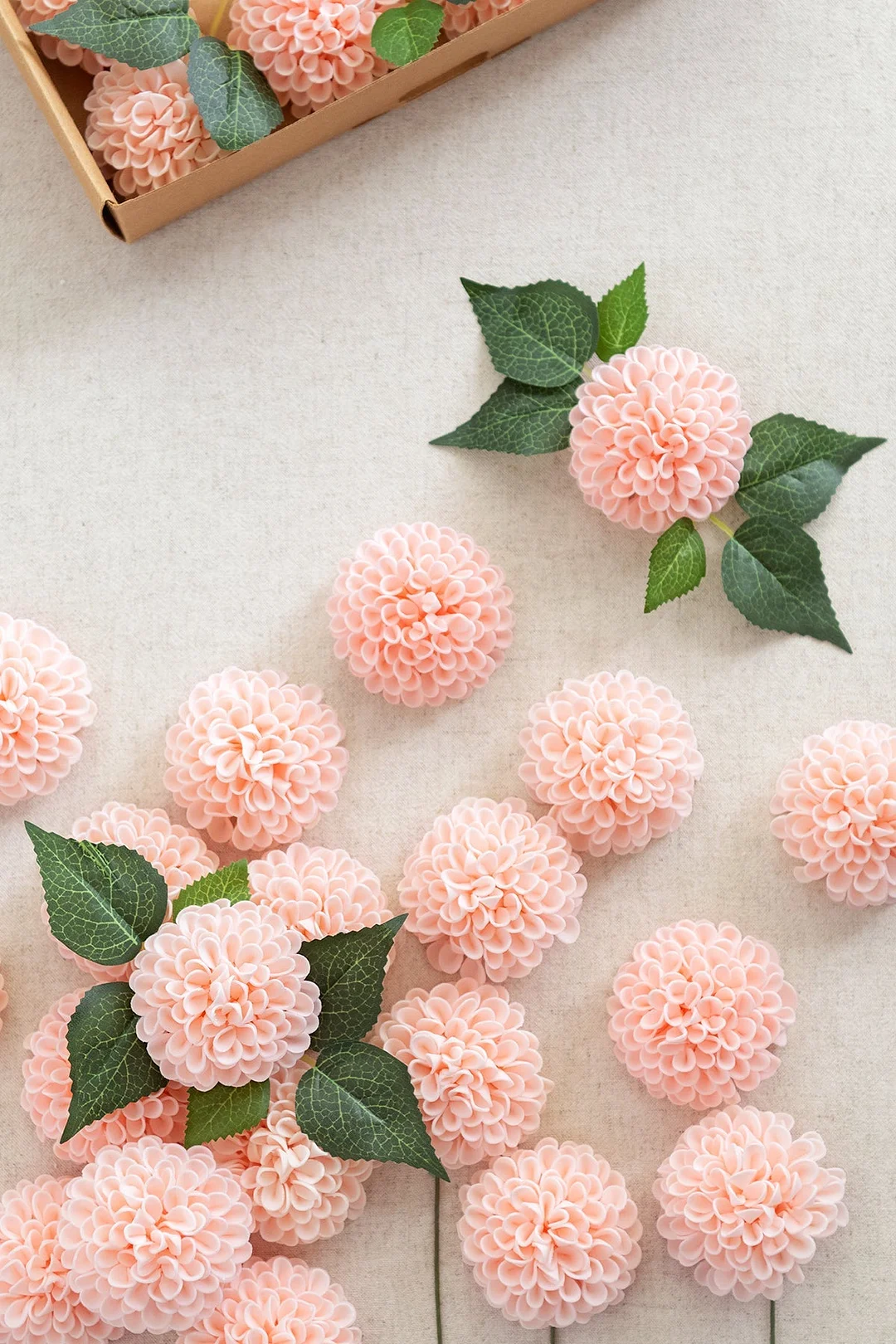 2.5" Foam Dahlia with Stem - 8 Colors