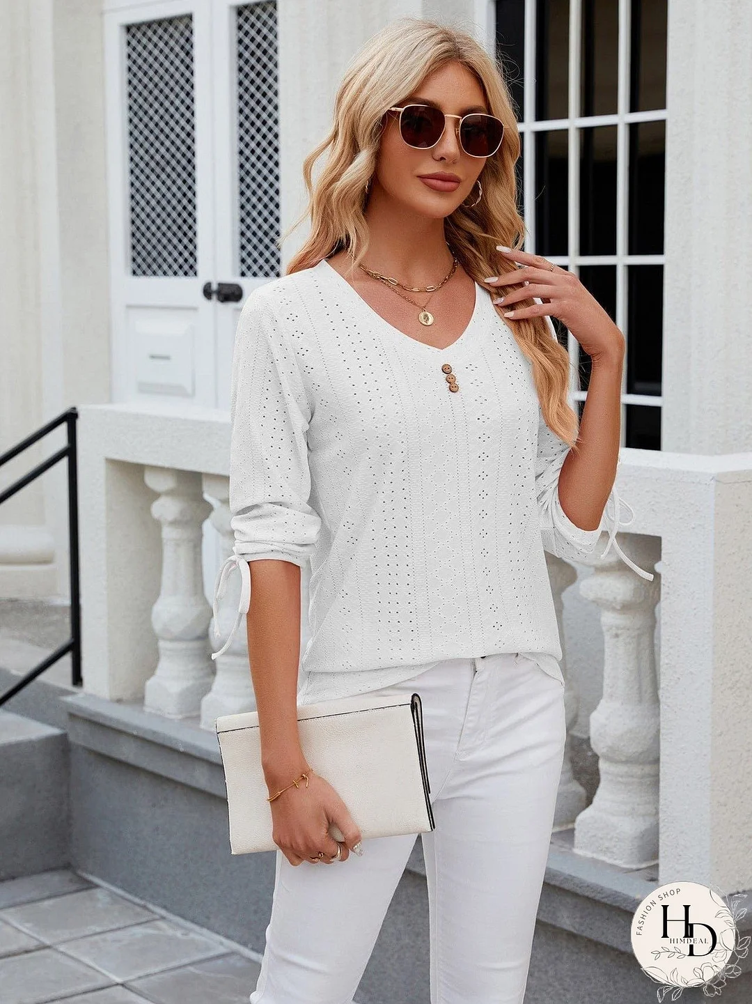 Versatile Knit Mock Neck T-Shirt