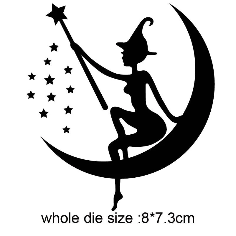 Metal Cutting Dies Halloween Magic Witch 2021 New Craft Dies Stencils Dies For DIY Scrapbooking Paper photo Cards Embossing Dies