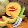 Stainless Steel Watermelon Slicer Cutter with Non-Slip Handle Fruit Corer Cutter
