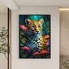 (Big Size)Leopard - 11CT Stamped Cross Stitch - 40*60cm - Animal