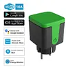 Smart Plug Power Monitor Smart Plug Mini Socket Work with Alexa Google Assistant