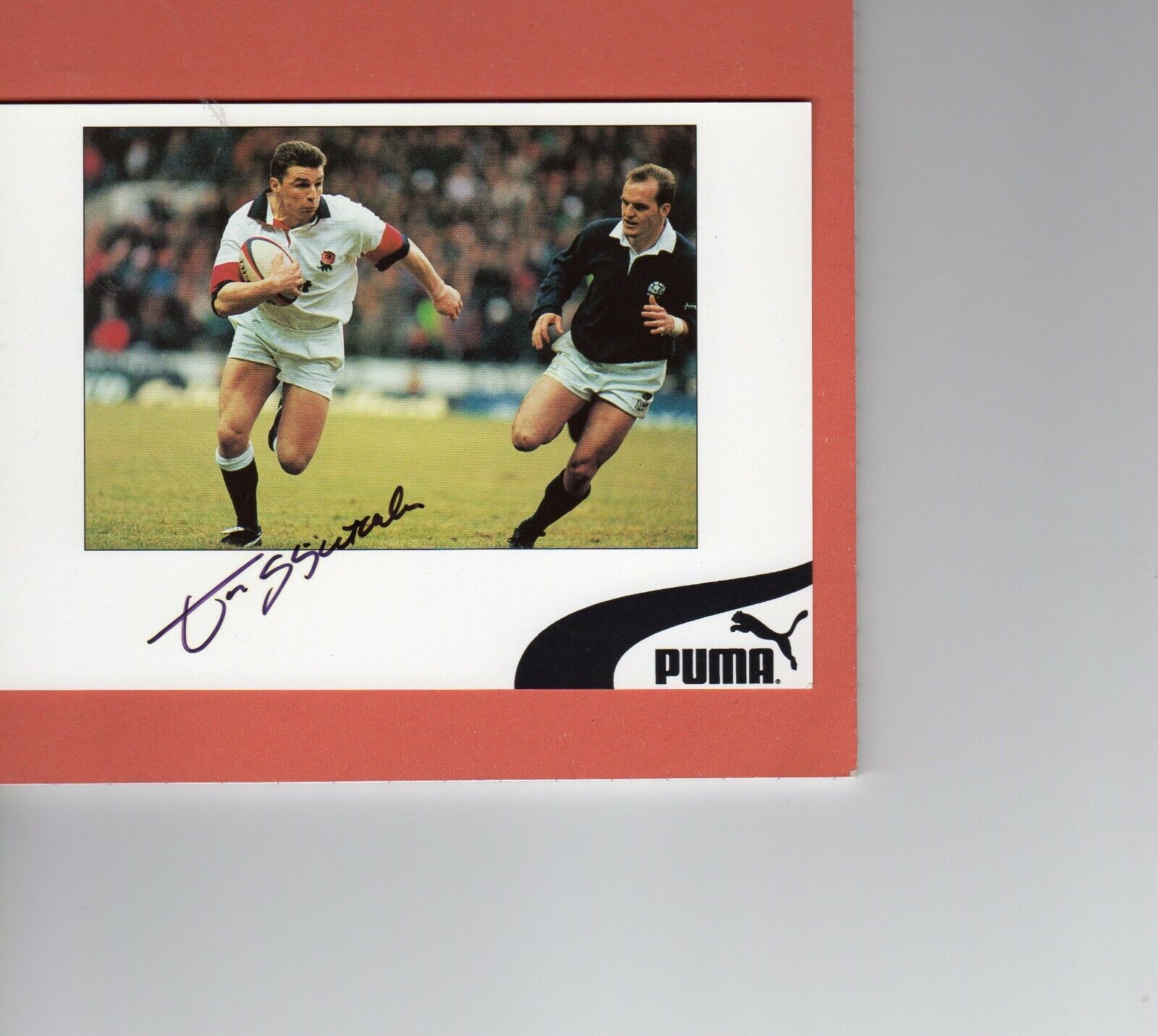 JON SLEIGHTHOLME AUTOGRAPH, RUGBY UNION, ENGLAND