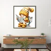 (Counted/Stamped)Goblin Goes To Toilet-18CT Cross Stitch 25*25cm/9.84*9.84in