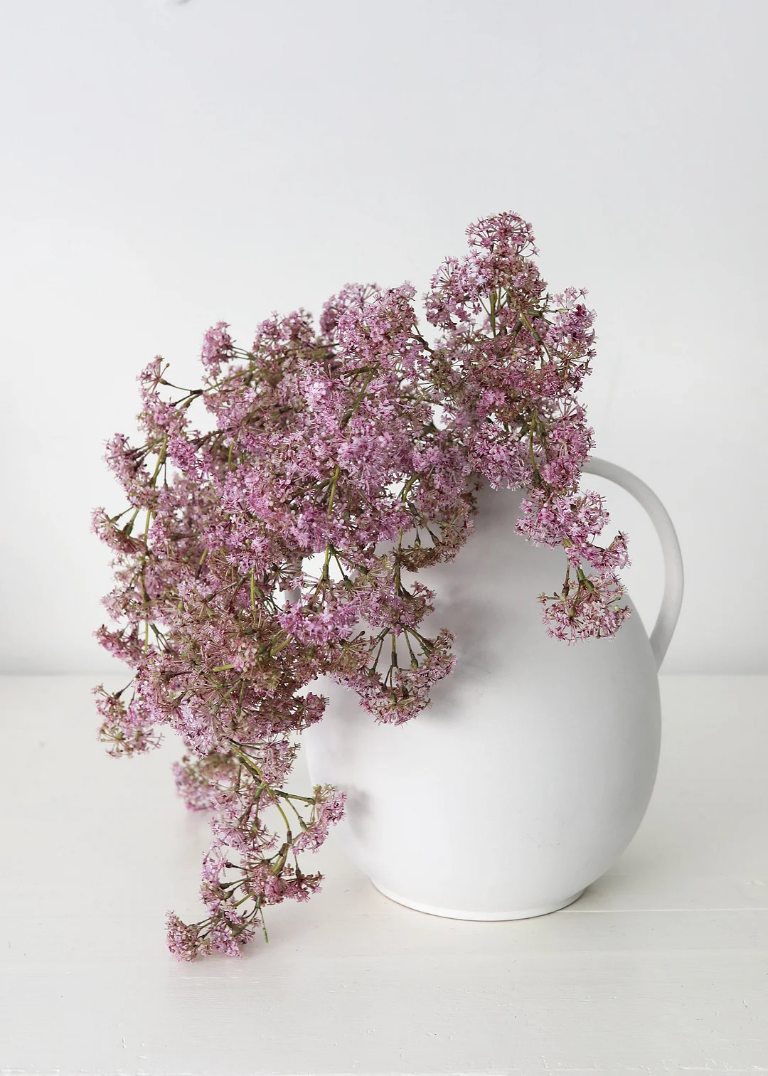 Purple Pink Laurel Hanging Flower Branch - 30"