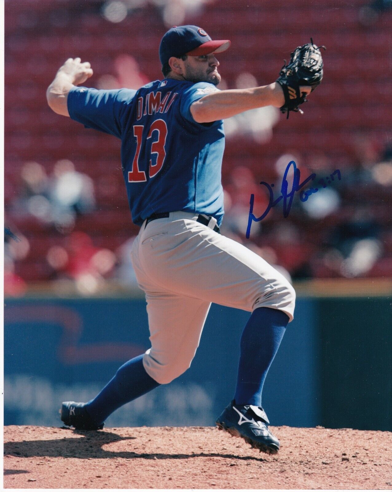 WILL OHMAN CHICAGO CUBS ACTION SIGNED 8x10