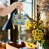 2pcs Dragonfly Diamond Painting Double-sided Crystal Window Suncatcher Craft Set Birthday Gifts Home Garden Decor Hanging Kit