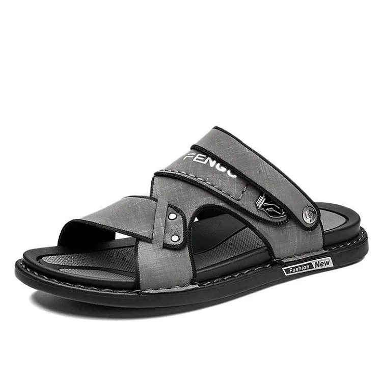 Men Velcro Rubber Sandals Fashionable Casual Summer Footwear Radinnoo.com