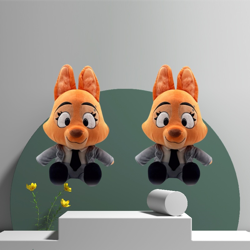 Diane Foxington Bad Guys 2 plushies 2pcs Harvey Harvington Plush