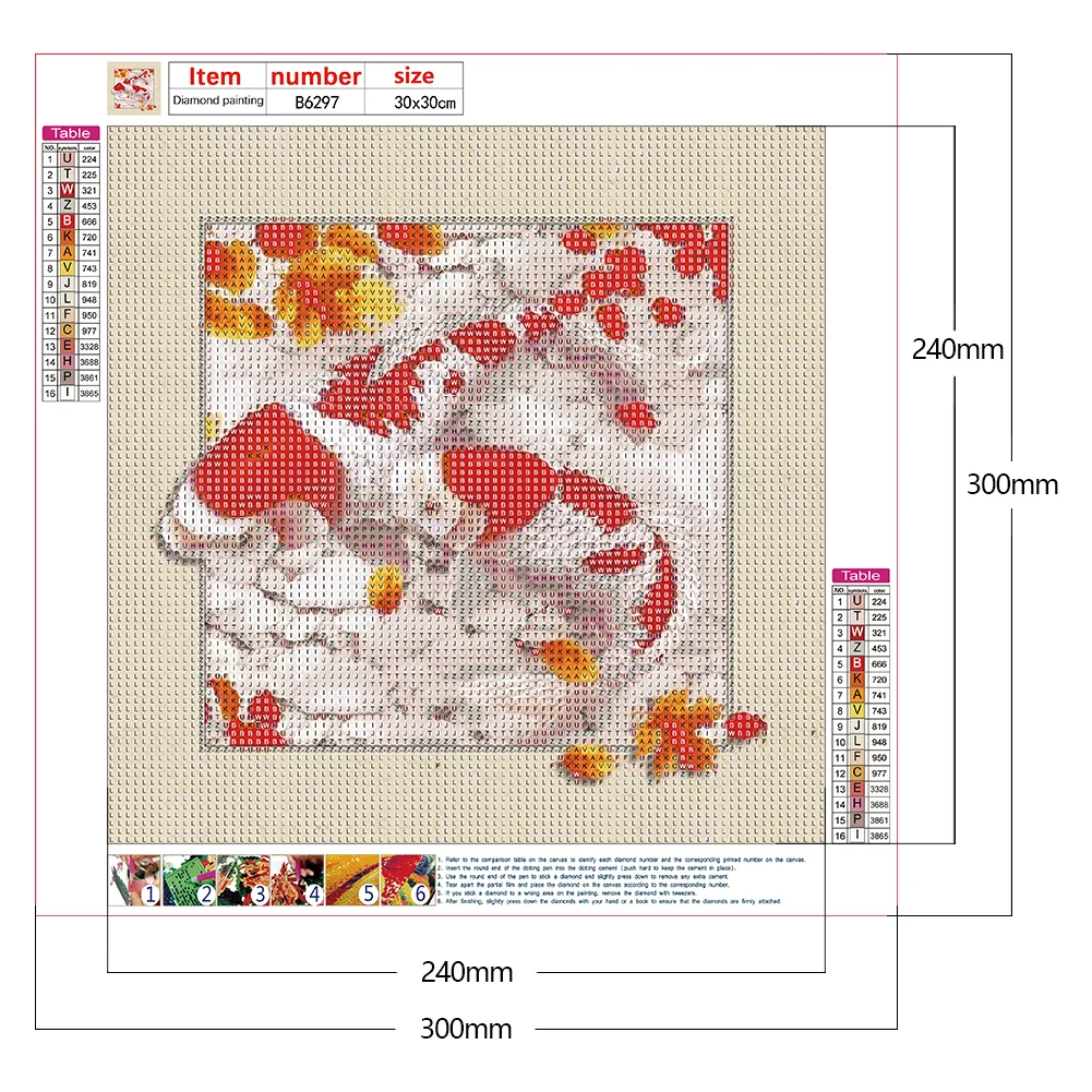 Diamond Painting - Full Round/Square Drill - Animals(30*30 - 50*50cm)