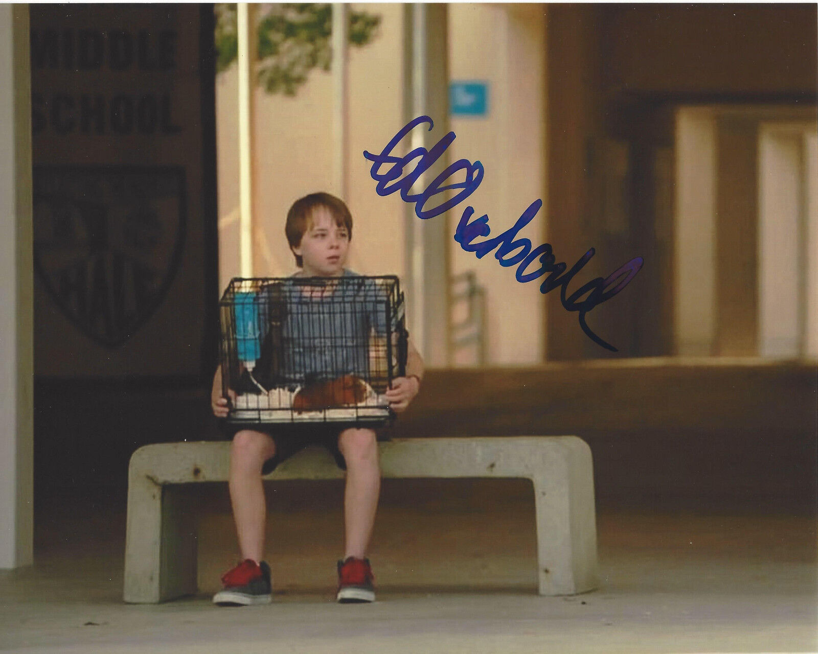 ED OXENBOULD HAND SIGNED ALEXANDER & THE TERRIBLE DAY 8X10 Photo Poster painting D w/COA ACTOR