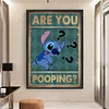 Are You Pooping?-11CT Stamped Cross Stitch 40*60cm  tapestrymarket