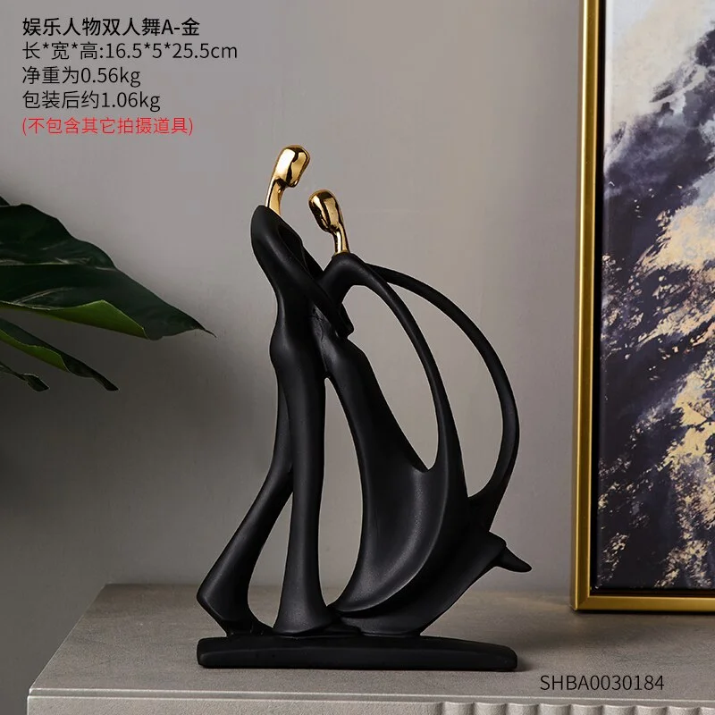 Home Decoration Accessories Modern Band Resin Ornaments Living Room Cabinet Decoration Desk Accessories Christmas Decorations